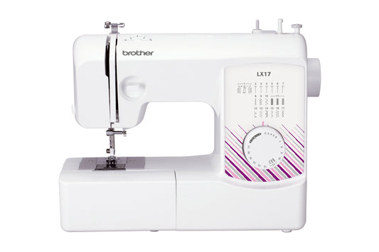 Brother LX17 Sewing Machine - Lightweight, compact 17 stitch patterns, LED lighting